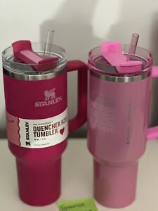 Stanley Starbucks 2024 - Target Exclusive Valentines Cosmo Pink Set Of 2 - Sold on eBay January 14th, 2024 for $550.00