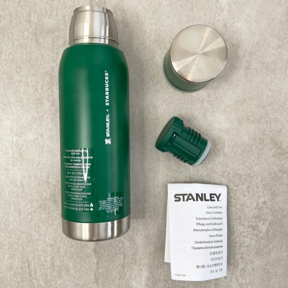 Stanley Starbucks GREEN Thermos - Sold on eBay January 15th, 2025 for $70.00