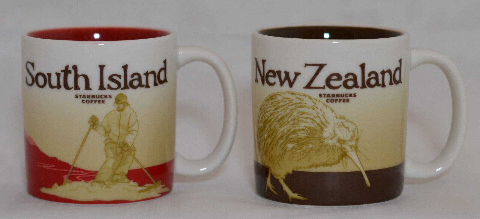 RARE Starbucks Collector Series 2008 South Island New Zealand Demitasse 3oz Mugs - Sold on eBay December 31st, 2024 for $375.00