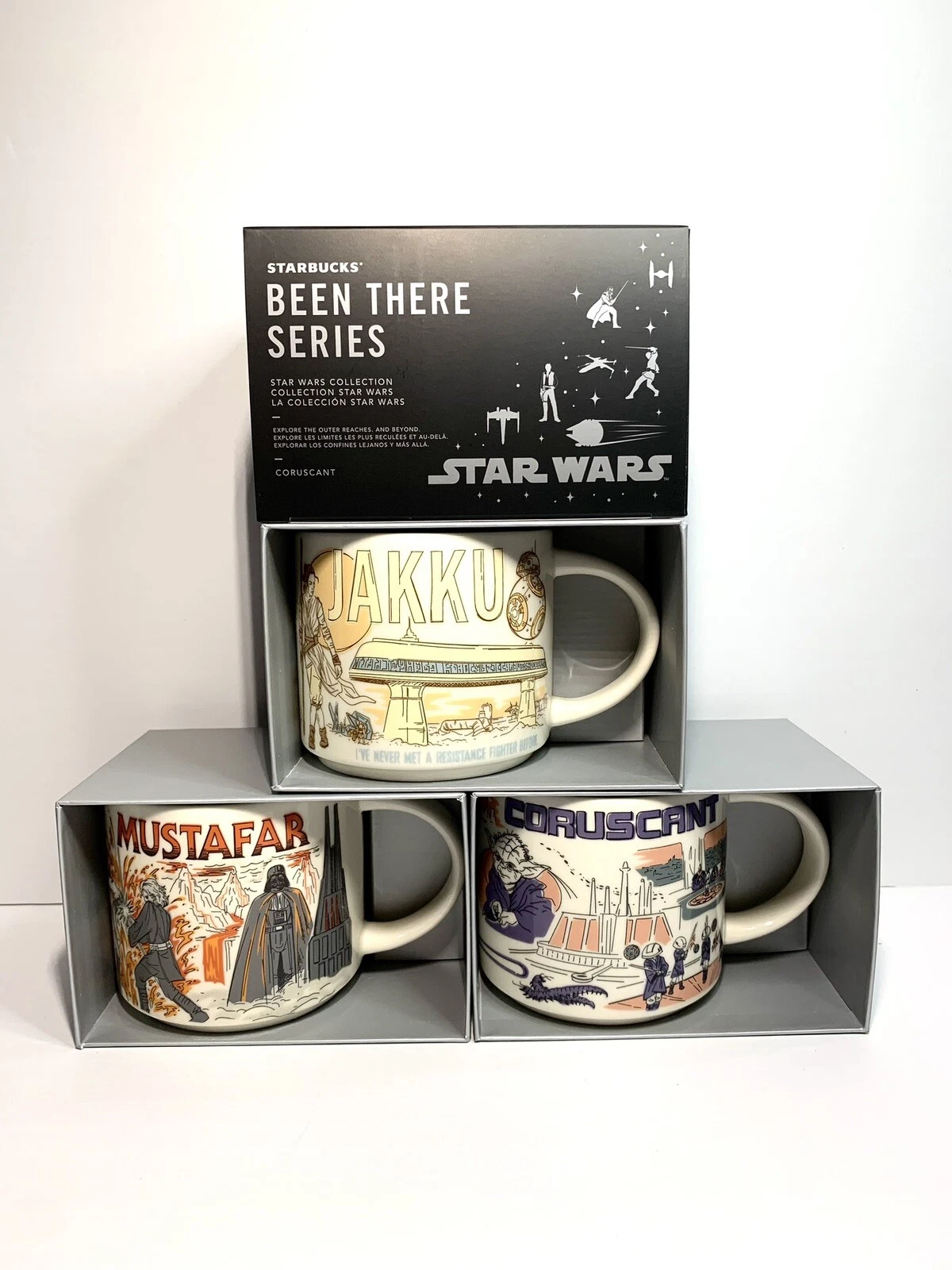 Star Wars May The 4th Been There Series 3x Mug Set Starbucks Disney Parks 2023 - Sold on eBay May 5th, 2025 for $125.00