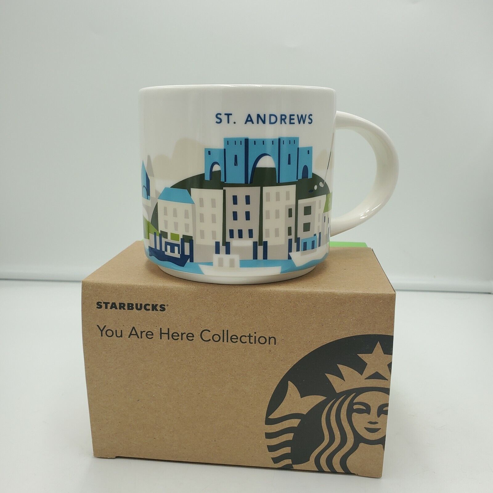 Starbucks St Andrews YAH Mug Scotland Golf Fife Cathedral Castle You Are Here UK - Sold on eBay December 22nd, 2024 for $124.99