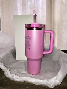 STANLEY x STARBUCKS Exclusive Tumbler 40OZ Winter Pink New 2024 ACTUAL CUP - Sold on eBay January 24th, 2024 for $340.00