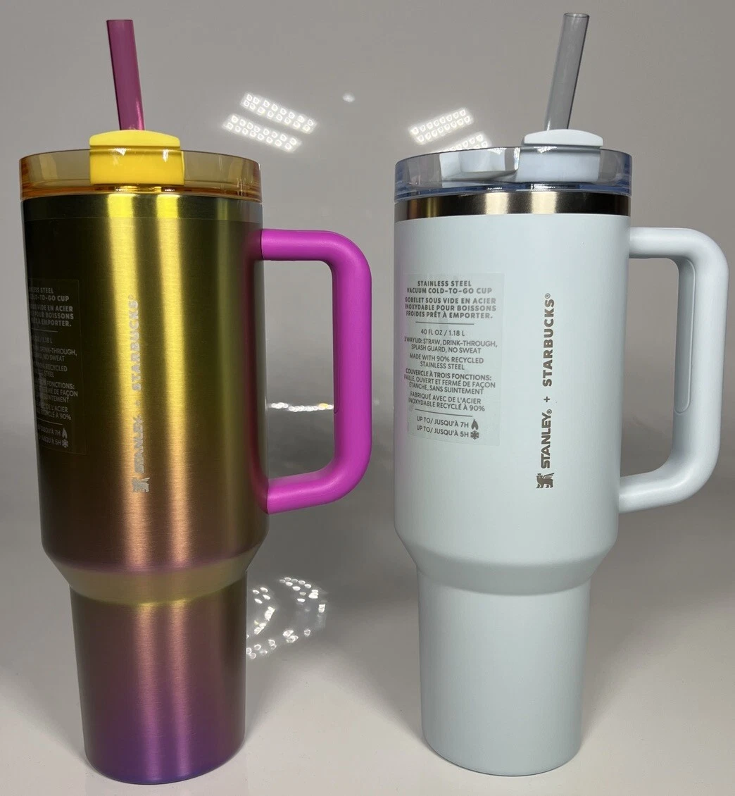 Starbucks x Stanley Spring + Summer 2024 Collab 40 oz Tumbler NEW Lot Of Two - Sold on eBay May 9th, 2025 for $120.00