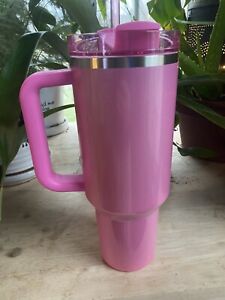STANLEY x STARBUCKS EXCLUSIVE TUMBLER MUG 40 oz PINK Cup NEW 2024 IN HAND - Sold on eBay January 8th, 2024 for $275.00 (33 bids) 