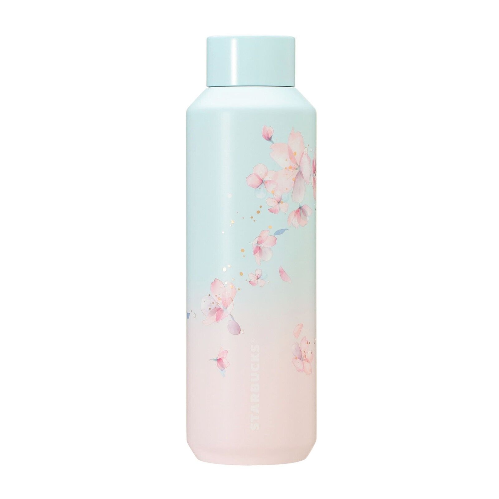 Starbucks Japan SAKURA2025 Stainless Steel Bottle Pale Blue Gradient 591ml/20oz - Sold on eBay February 27th, 2025 for $74.99