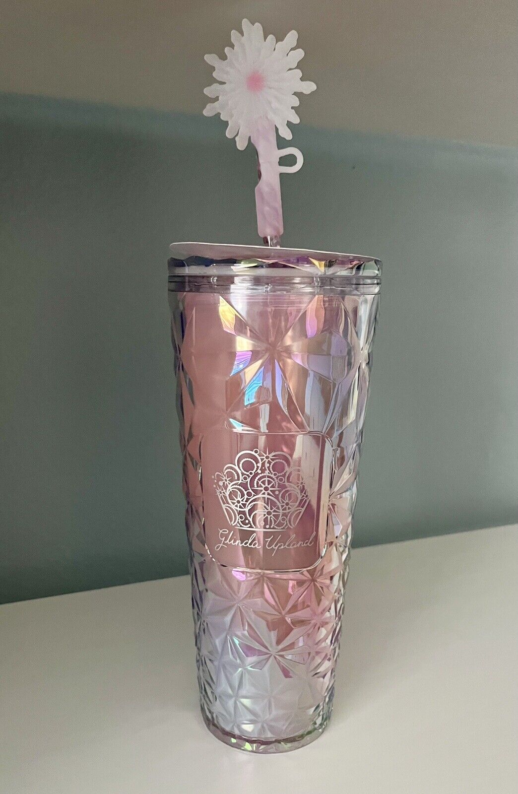Starbucks Wicked Collection Glinda Upland Cold Cup With Straw & Wand Topper NEW - Sold on eBay December 9th, 2024 for $90.01 (12 bids) 