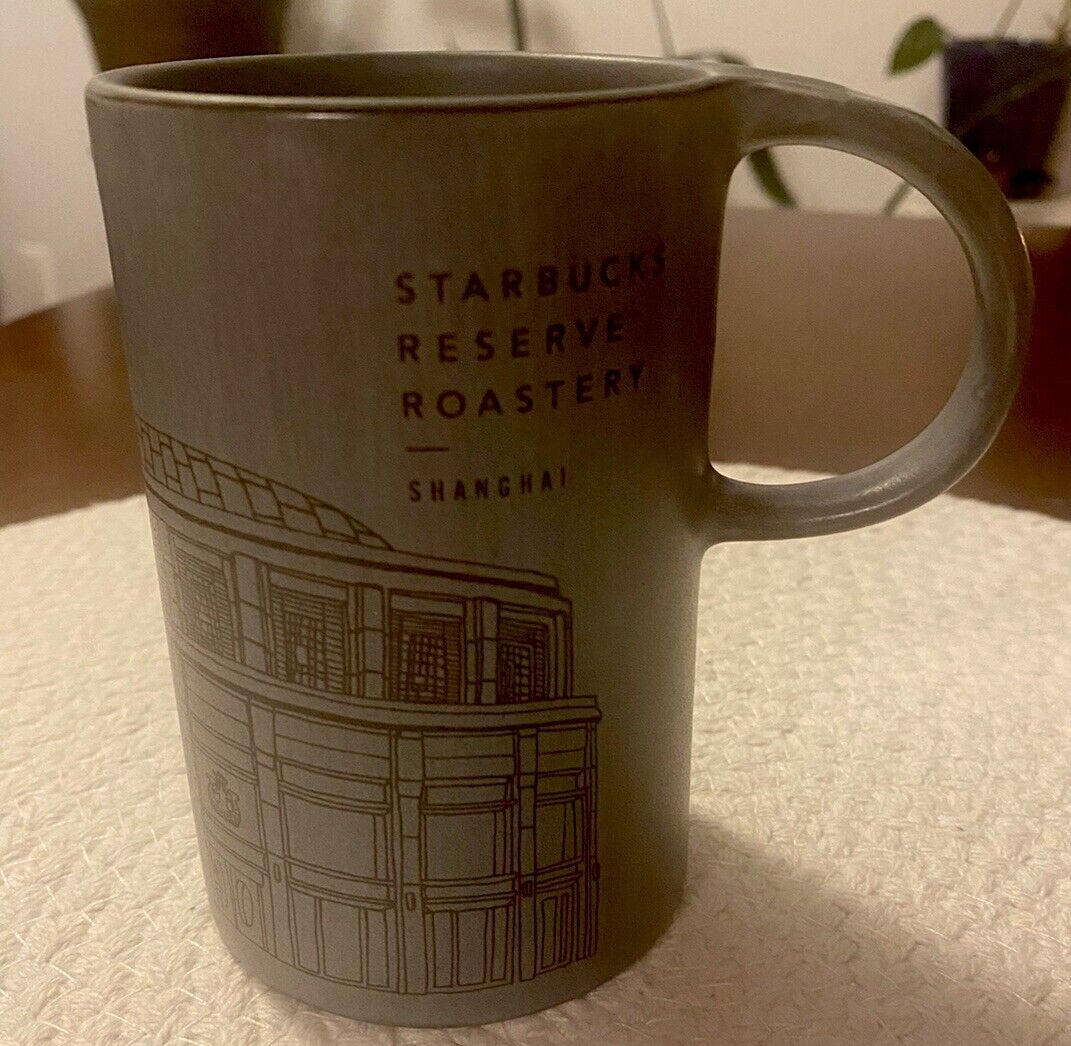 Starbucks 2018 China Reserve Roastery Shanghai Street Grey 10oz Mug Cup - Sold on eBay March 6th, 2025 for $69.99