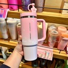 Starbucks Tumbler Stanley Sakura 2025 Pink Cherry Blossom New Stainless Steel - Sold on eBay March 25th, 2025 for $95.00