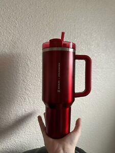 Starbucks X Stanley 2023 Holiday Red 40oz Tumbler Limited Edition, Brand New! - Sold on eBay December 30th, 2023 for $165.50 (30 bids) 