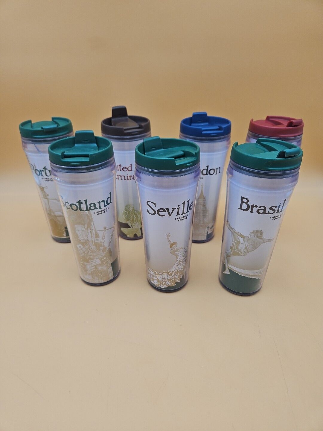 Starbucks Global Icon Coffee Collectors Tumbler Lot Of 7 Brasil Seville Scotland - Sold on eBay February 26th, 2025 for $79.98