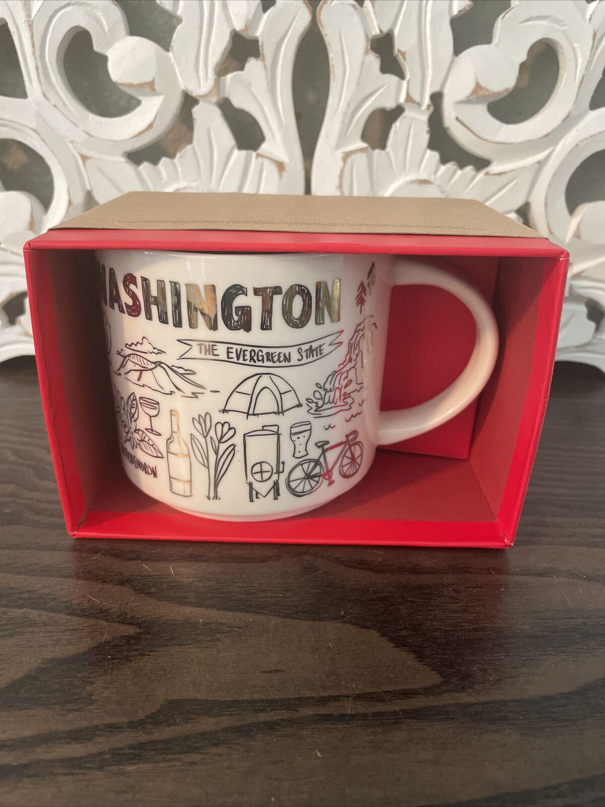 Starbucks Washington Holiday Christmas Mug Been There Collection NIB - Sold on eBay December 1st, 2024 for $99.99