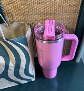 Stanley x Starbucks Winter Pink 40oz Tumbler (2024 Target Exclusive) New In Hand - Sold on eBay January 20th, 2024 for $227.50 (7 bids) 