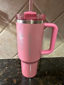 ? IN HAND ? 2024 NEW Starbucks x Stanley Cup Holiday Tumbler 40 oz Pink - Sold on eBay January 9th, 2024 for $275.00