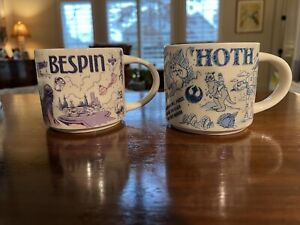 2020 Starbucks Been There Star Wars Disney Coffee Mugs~Hoth Bespin Set Of 2 - Sold on eBay January 14th, 2024 for $219.99