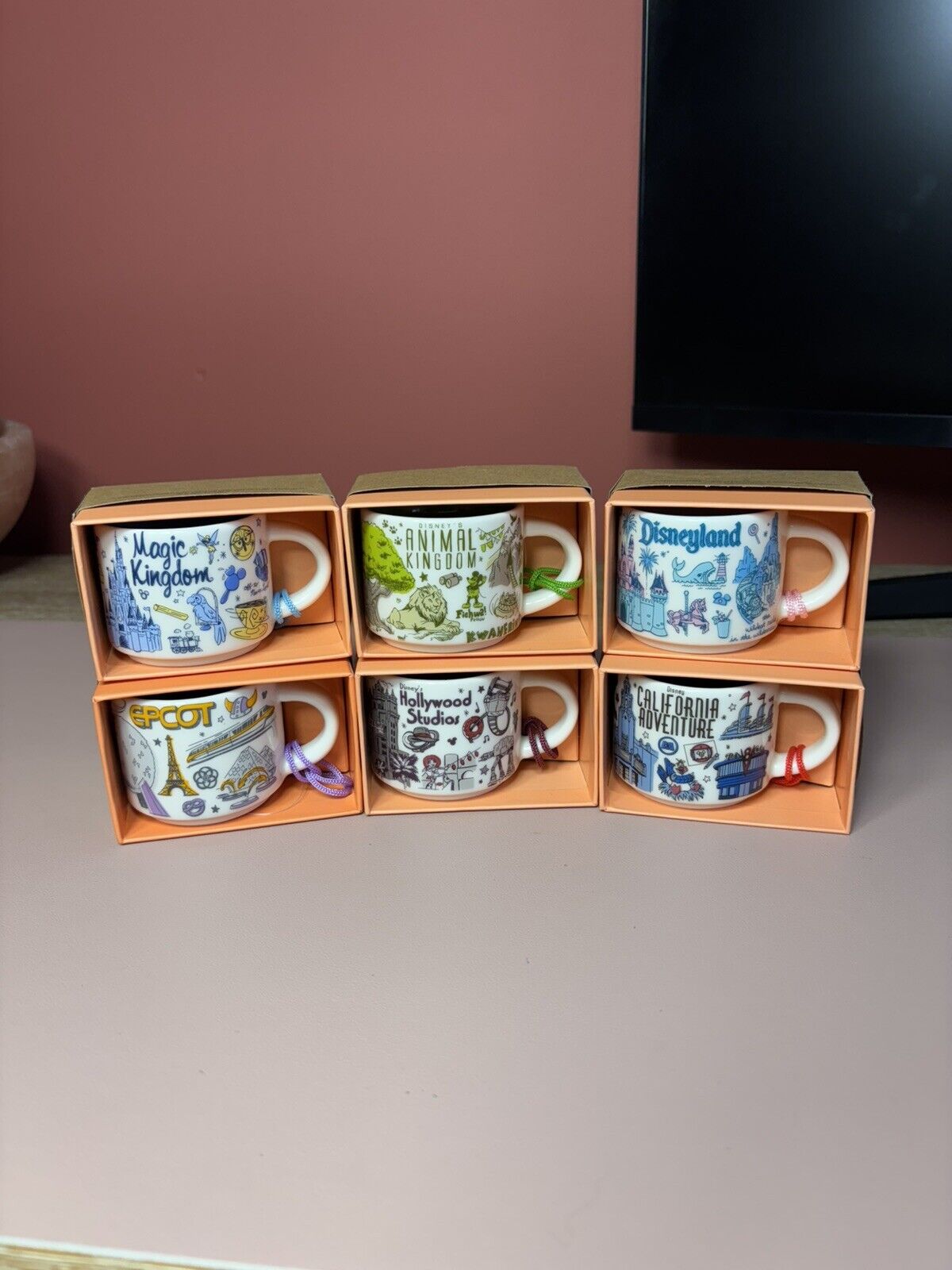 Starbucks Been There Series ornament (BTs) Disney 2oz (lot Of All 6) - Sold on eBay February 25th, 2025 for $200.00 (1 bids) 