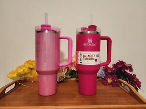 Stanley - Target Exclusive Starbucks 2024 & Valentines Cosmo Pink 40oz Tumbler - Sold on eBay January 5th, 2024 for $330.00