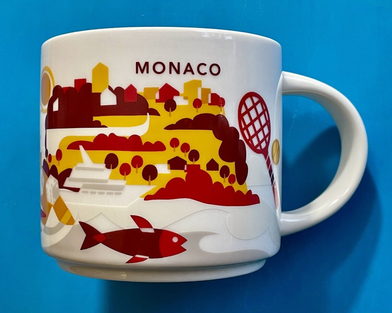 STARBUCKS COFFEE MUG - MONACO ?? - Sold on eBay October 20th, 2024 for $85.00