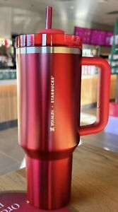 Starbucks Stanley Holiday 2023 Collab (40 oz) Red Tumbler Mug IN HAND - Sold on eBay November 17th, 2023 for $150.00