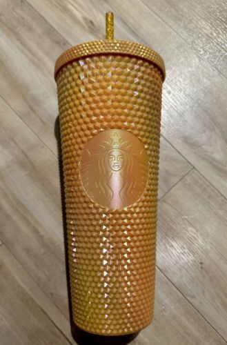 Starbucks Indonesia “Bling Yellow” Studded Tumbler 2023 - RARE! NEW, Collectible - Sold on eBay September 8th, 2024 for $89.99 (1 bids) 