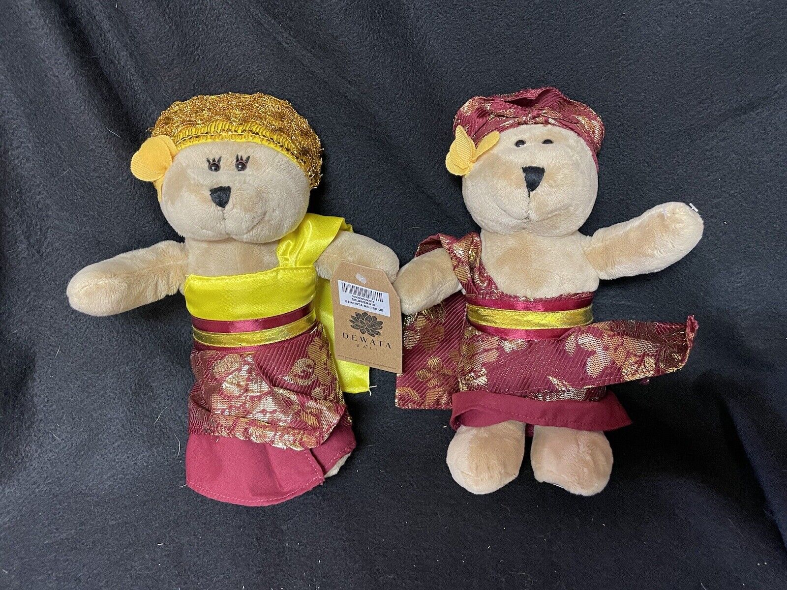Starbucks Indonesia Bali Bear Bearista Dewata BRIDE & GROOM 2019 Couple Plush - Sold on eBay February 8th, 2025 for $71.45