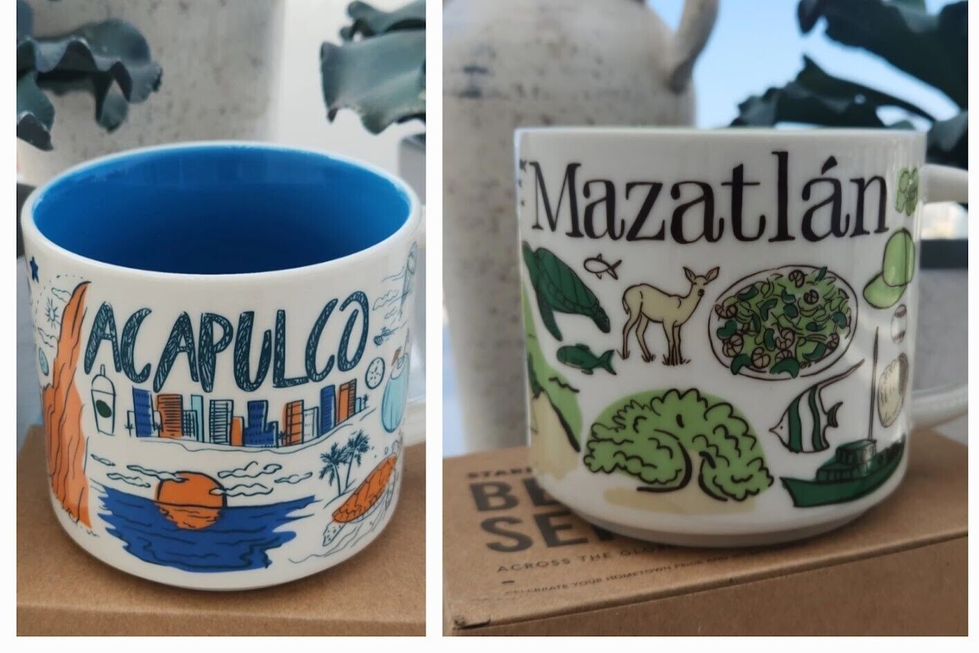 STARBUCKS 2023 Been There Series Acapulco and Mazatlán Coffee Mugs 14oz NIB - Sold on eBay February 16th, 2025 for $88.50
