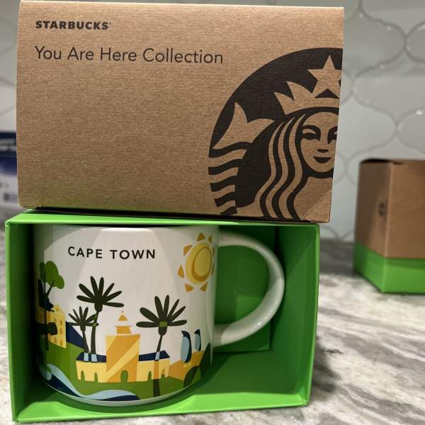 STARBUCKS Coffee Mug- You Are Here CAPE TOWN -South Africa NEW In BOX