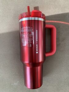 Starbucks Stanley Red Holiday Christmas 2023 Collab (40 oz) Red Tumbler - Sold on eBay November 16th, 2023 for $155.00