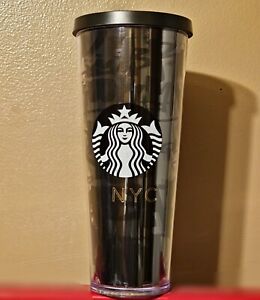 Rare Starbucks NYC New York City Graffiti HTF Tumbler 24oz - No Straw