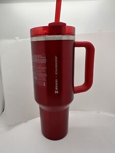 New Stanley X Starbucks Cup Tumbler RED 40 Oz  Brand New Holiday Release - Sold on eBay November 30th, 2023 for $160.00