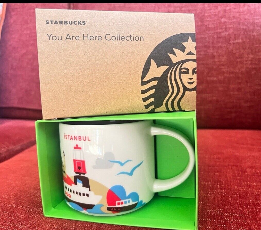 NWT Starbucks Istanbul Turkey Been There You Are Here Series Coffee Mug 14oz - Sold on eBay January 4th, 2025 for $59.99