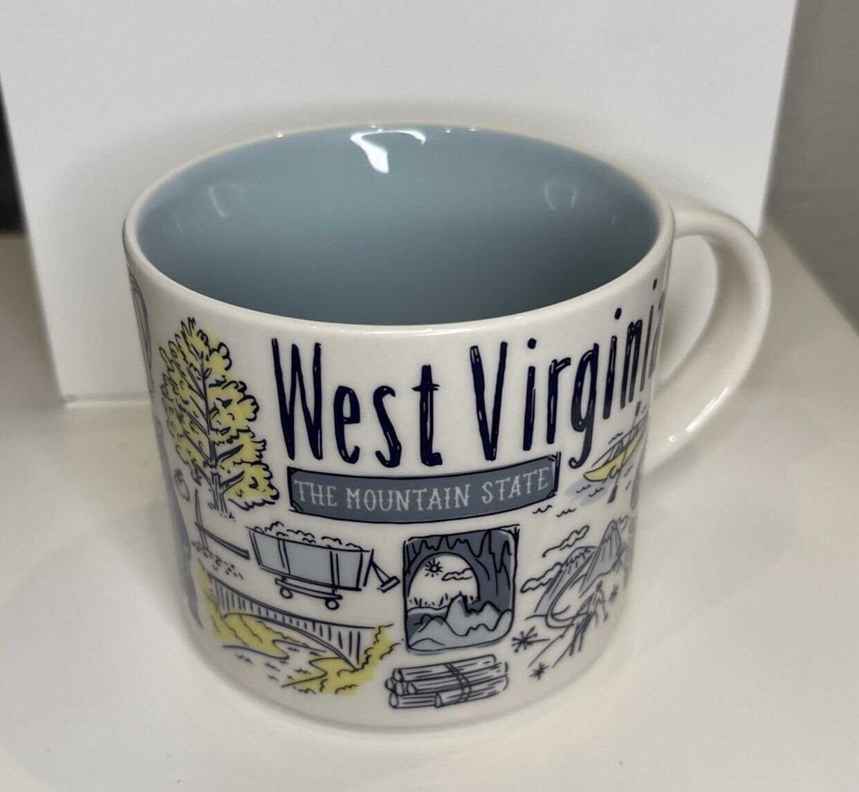 Starbucks Mug West Virginia WV Been There Series 14oz - No box - Sold on eBay January 2nd, 2025 for $95.95