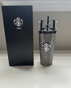 Starbucks HTF Black Rhinestone Cup