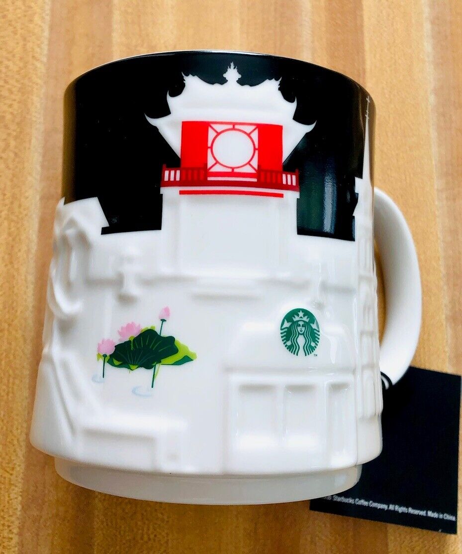 New Starbucks Mug Vietnam Local Relief Global Icon City 16 Oz Coffee Cup - Sold on eBay March 5th, 2025 for $67.49