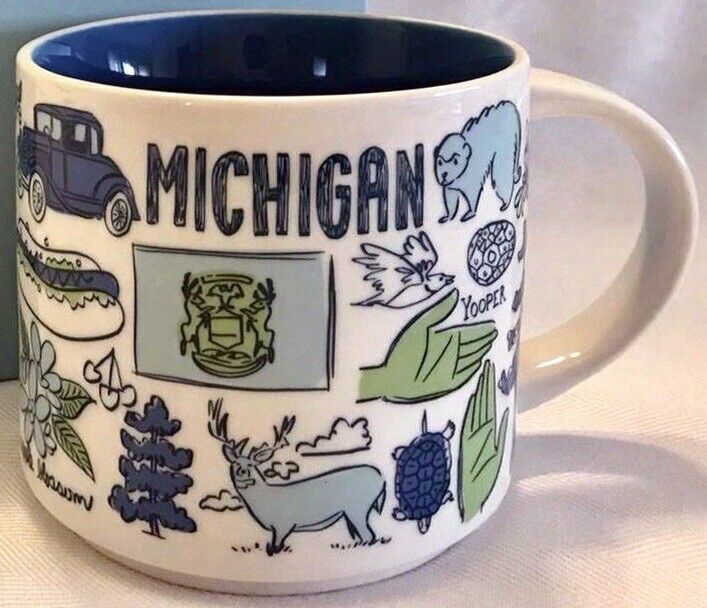Starbucks Been There Mug -Michigan- New In Box- 14oz - Sold on eBay January 17th, 2025 for $70.00