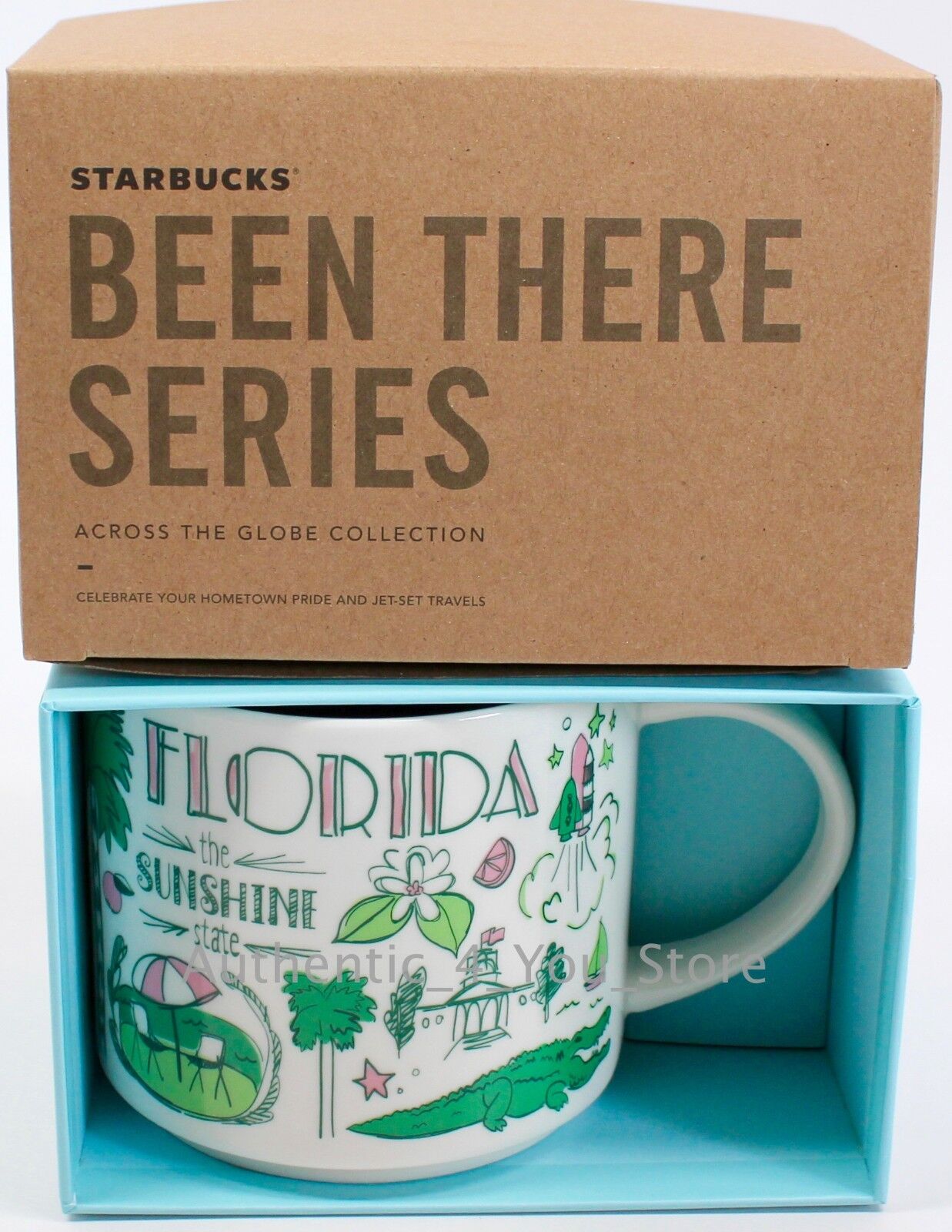 New Starbucks Florida Been There Series Collection 14 oz Ceramic Cup Mug - Sold on eBay February 27th, 2025 for $74.95