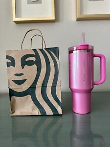 STANLEY x STARBUCKS Exclusive Tumbler 40OZ Winter Pink New 2024 ACTUAL CUP - Sold on eBay January 10th, 2024 for $350.00
