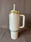 Stanley + Starbucks Taiwan ash green quencher flowstate tumbler 40oz - Sold on eBay August 11th, 2024 for $88.99