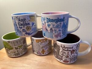 Starbucks Disney Parks Mug Been There Series Pin Drop Collection NWOB Set Of 5 - Sold on eBay January 31st, 2024 for $325.00