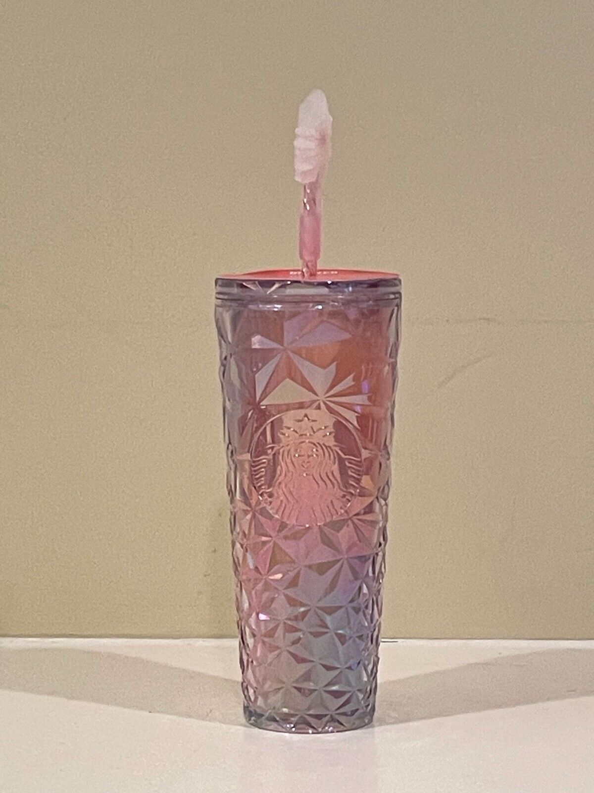 Glinda Starbucks Limited Edition Tumbler with Wand Topper - Sold on eBay January 26th, 2025 for $125.00