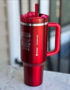 ?NEW LIMITED Starbucks x Stanley Cup Holiday 2023 Collab (40 oz) Red Tumbler ? - Sold on eBay November 23rd, 2023 for $152.50 (10 bids) 