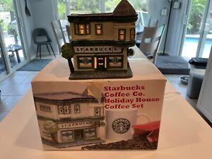 RARE Starbucks 1998 Lighted Neighborhood Store Christmas House Original with box - Sold on eBay November 29th, 2023 for $149.00