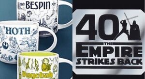 2020 Starbucks Star Wars 3 14oz Been There Mug Set NWT Bespin, Dagobah, Hoth - Sold on eBay July 8th, 2023 for $350.00