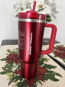 2023 Starbucks x Stanley 40oz Tumbler Red Limited Edition - Sold on eBay December 7th, 2023 for $180.00