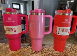 Stanley x Starbucks & Target Valentine's Exclusive 40oz Tumbler Bundle - In Hand