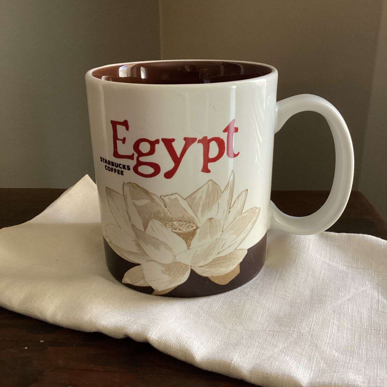 Starbucks Egypt Lotus Mug Global Icon City Series 16oz 473mL Coffee Cup - Sold on eBay January 10th, 2025 for $70.00