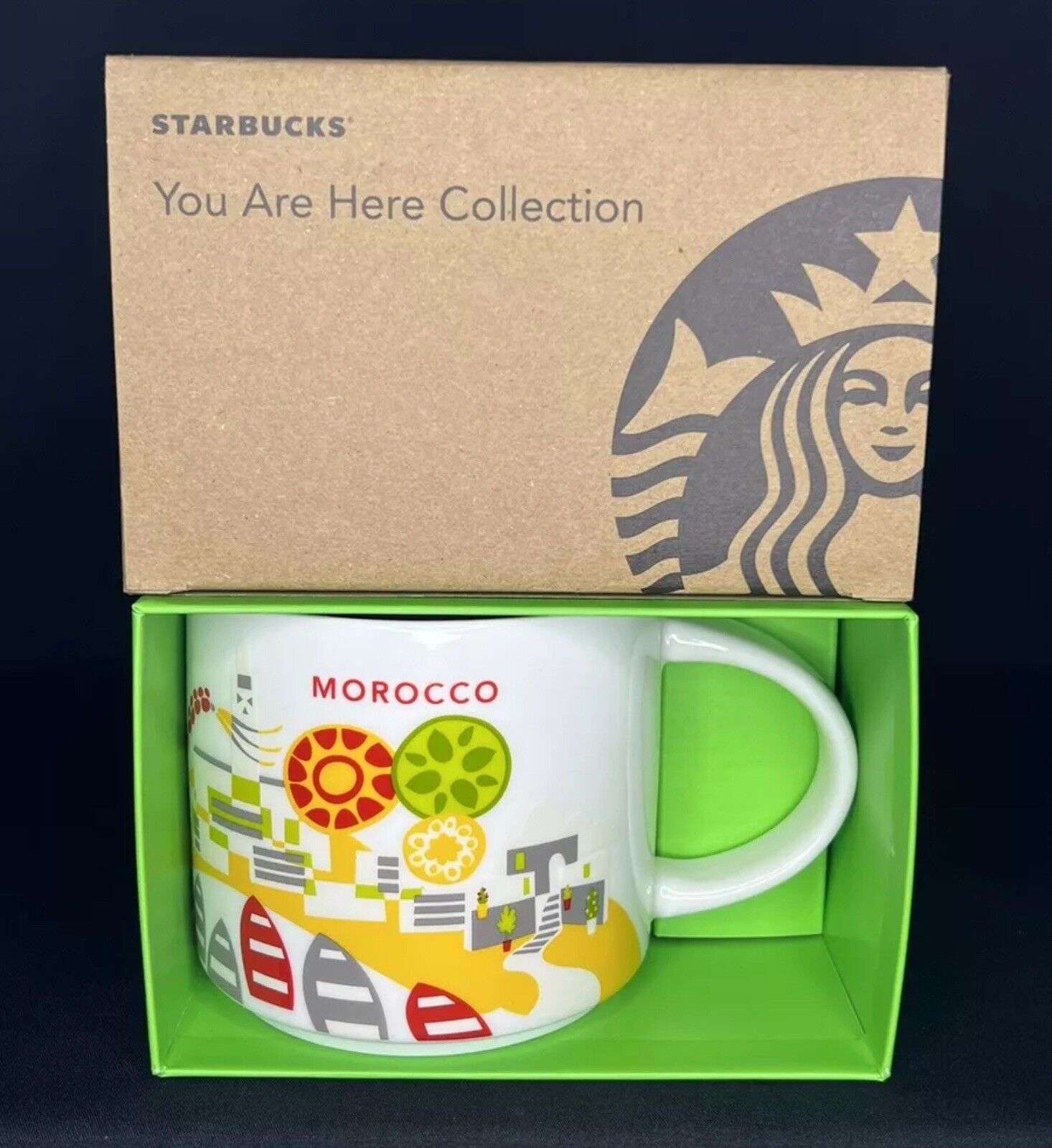RARE Starbucks Morocco You Are Here Collection Mug 14oz 414mL Brand New with Box - Sold on eBay December 26th, 2024 for $84.99