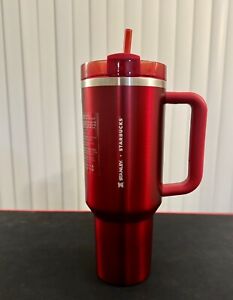 Starbucks X Stanley 2023 Holiday Red 40oz Tumbler Limited Edition - Sold on eBay December 8th, 2023 for $175.00