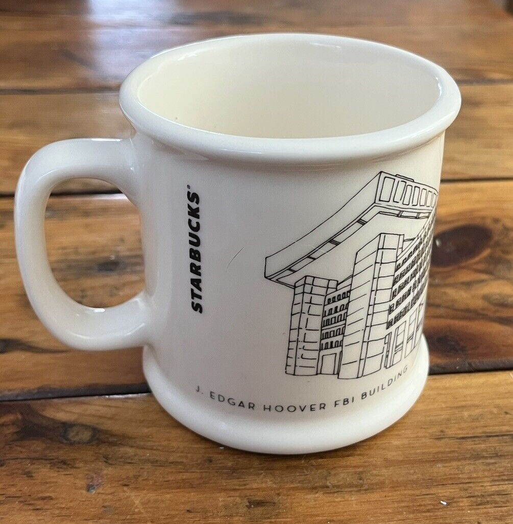 RARE Starbucks J. Edgar Hoover FBI Building 14oz Mug Made In the USA 2015 - Sold on eBay January 15th, 2025 for $79.99