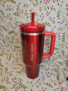 Starbucks X Stanley 2023 Holiday Red 40oz Tumbler Limited Edition New Fast Ship - Sold on eBay January 11th, 2024 for $255.00