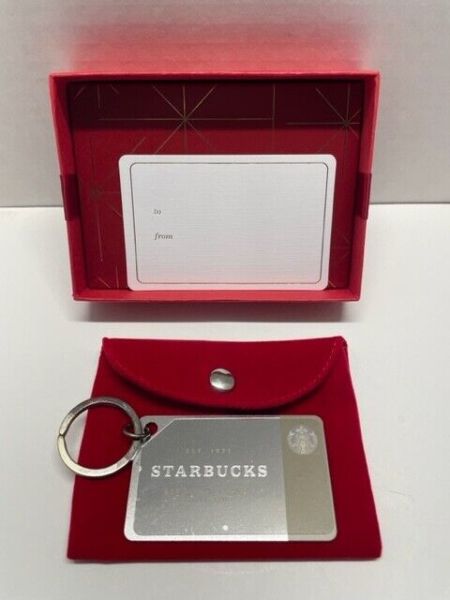 2014 Starbucks Limited Edition Sterling Silver Keychain Gift Card $0 Balance - Sold on eBay October 21st, 2024 for $140.99